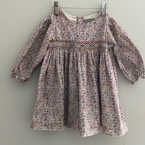 Les Petits Soleils Size 3 girls floral print  dress